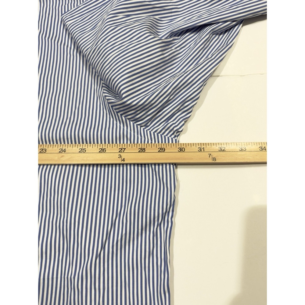 NWT Polo Ralph Lauren Men Classic Button Down Oxford Poplin Shirt Pinstripe 2XLT - Picture 10 of 12
